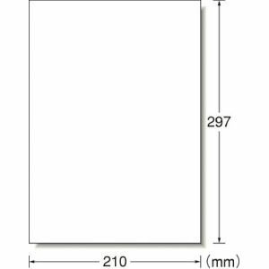 【エーワン Aone】エーワン 31331 ラベルシール プリンタ兼用 再生紙 1面 20シート入