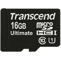 ygZh TranscendzmicroSDHC 16GB TS16GUSDHC10U1 Class10 UHS-1 600{ MLC