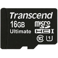【トランセンド Transcend】microSDHC 16GB TS16GUSDHC10U1 Class10 UHS-1 600倍速 MLC