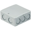 【未来工業 ミライ】未来工業 PVK-AFN PVKボックス Fタイプ 浅型 ノック付 グレー 1個