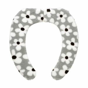 【レック LEC】レック 吸着 べんざシート ぴたQ デイジー グレー BB-497 便座シート