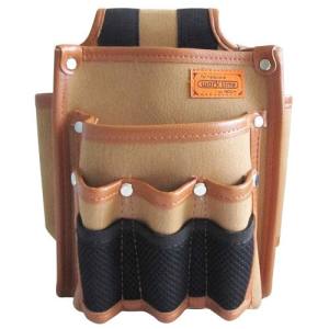 【コヅチ KOZUCHI】コヅチ KNT-13 男の道具袋 電工袋2段工具差付