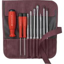 【PB スイスツールズ SWISS TOOLS】PB スイスツールズ 8218BO 差替式ドライバーセット 9本組 ボルドー(4)
