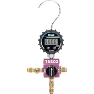 【イチネンタスコ TASCO】イチネンタスコ TA123DG-1 ボールバルブ式デジタルシングルマニホールドキッ..