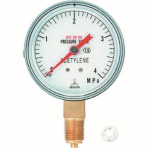 【イチネンタスコ TASCO】イチネンタスコ TA380GB-2 アセチレン調整器用ゲージ TASCO