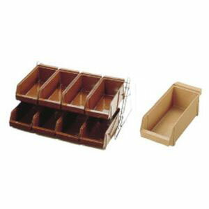 【シンドー】シンドー SA スタンダード オーガナイザー 2段4列 8個入 キャメル