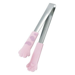 【田辺金属】田辺金属 ちびにゃんこトング 桃たま BTVJ002