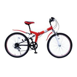 送料無料！！【ミムゴ】フィールドチャンプ FD-MTB266SE Wサス 26インチ 折畳MTB レッド MG-FCP266E メーカー直送・代引不可【smtb-u】