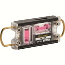 【エビス EBISU】エビス ED-TB2BR トビレベル-2 ブラック 気泡管カラー レッド 水平器