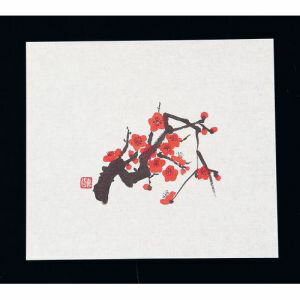 【マイン MIN】マイン 鮮度保持紙 紅梅 16.5x18.5 100枚入 M30-086(3)