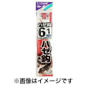 【ささめ針 SASAME】ささめ針 ハゼ鈎 赤 糸付 6号 ハリス 1 AA900