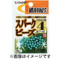 【ささめ針 SASAME】ささめ針 道具屋 スパークビーズ レッド 4号 P-247(4)