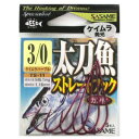 【ささめ針 SASAME】ささめ針 太刀魚ストレート ケイムラパープル 3/0号 TS-11