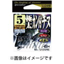 【ささめ針 SASAME】ささめ針 極太カン付チヌ ブラック 2号 RB-05