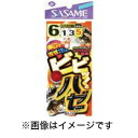 【ささめ針 SASAME】ささめ針 ビビッとハゼ 6号 ハリス 1 H-710