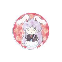 【幻竜一夜】モフモフ缶バッチストラップ　永夜抄VER　うどんげ