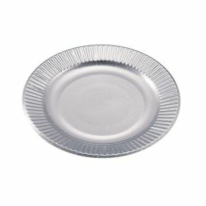 【水野産業 MIZUNO SANGYO】紙皿シルバープレート (100枚入 ) 7号