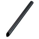 【シバセ工業 SHIBASE】シバセ工業 SHIBASE タピオカストロー 片先ストレート 裸 12×180mm(130本箱入) 黒 646