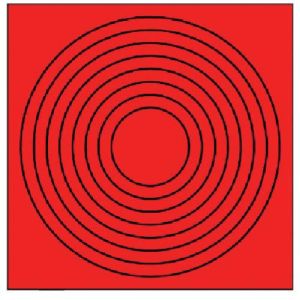 【ユニット UNIT】ユニット 446-85 ゲージマーカー円形赤 PPステッカー 10枚組