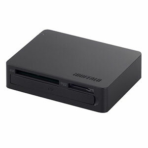 【バッファロー BUFFALO】高速カードリーダー/ライター USB3.0 ターボPC EX対応モデル ブラック BSCR25TU3BK