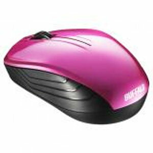 【バッファロー BUFFALO】バッファロー BSMBW107PK 無線 2.4GHz BlueLEDマウス 3ボタン ピンク