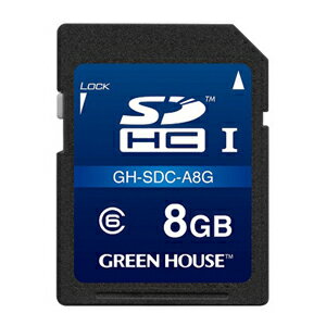 【グリーンハウス GreenHouse】グリーンハウス GH-SDC-A8G ドラレコ アクションカメラ向けSDHCカード 8GB