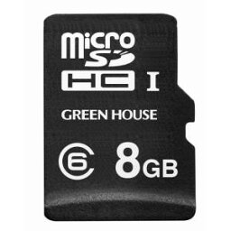 【グリーンハウス GreenHouse】グリーンハウス GH-SDM-A8G ドラレコ アクションカメラ向けmicroSDHCカード 8GB