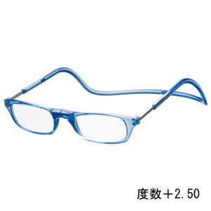 【オーケー光学 OHKEI】オーケー光学 クリック リーダー パステル ブルーパステル 度数+2.50 老眼鏡 CliC Pastel