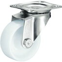 【ハンマーキャスター HAMMER CASTER】ハンマーキャスター 320S-N65-BAR01 S型 オールステンレス 自在ナイロン車 65mm(4)