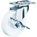 【ハンマーキャスター HAMMER CASTER】ハンマーキャスター 415E-N100-BAR01 Eシリーズ 自在ブレーキ付ナイロン車 100mm(4)