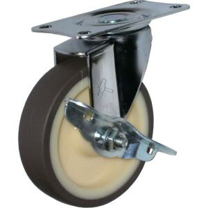 【ハンマーキャスター HAMMER CASTER】ハンマーキャスター 415E-UB100-BAR01 Eシリーズ 自在ブレーキ付..