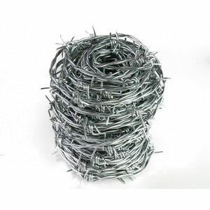 【ハイロジック】有刺鉄線 バーブ 20m巻 61-7012-81 K-981