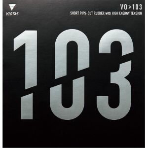 【ヴィクタス VICTAS 】ヴィクタス ソフトラバー VO＞103 ブラック 1.6 20242 VICTAS