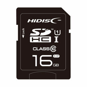 【ハイディスク HI DISC】ハイディスク SDHC 16GB HDSDH16GCL10UIJP3 UHS-I Ciass10 磁気研究所