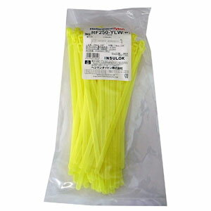 【ヘラマンタイトン HellermannTyton】ヘラマンタイトン RF250-YLW インシュロックタイ 黄 100本 Helle..