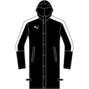 【プーマ PUMA】プーマ TT ESS PRO ロング ボアコート 01PUMA BLACK Mサイズ 654983 PUMA