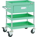 送料無料!!【トラスコ TRUSCO】トラスコ FAW-773V-YG ファルコンワゴン750X500 1段引出付 ゴム車輪 YG色 TRUSCO メーカー直送 代引不可【smtb-u】(4)