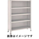 送料無料!!【トラスコ TRUSCO】トラスコ 43V-25 NG 軽量棚背板・側板付 W875×D300×H1200 5段 ネオグレー TRUSCO メーカー...