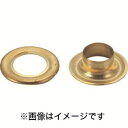 【トラスコ中山 TRUSCO】両面ハトメ 真鍮 8mm 20組入 P-THP-B8