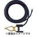 送料無料!!【トラスコ中山 TRUSCO】キャブタイヤケーブル アースクリップ丸端子付 5m TCT-2205KE メーカー直送 代引不可 北海道沖縄離島不可【...