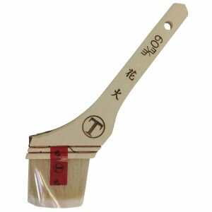 【大塚刷毛製造】マルテー 新 花火 筋違 白毛 60mm 101783 0060 大塚刷毛製造