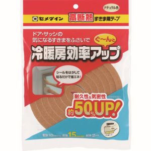 【セメダイン】セメダイン TP-524 高断熱すきま用テープ ナチュラル 15mmX2m