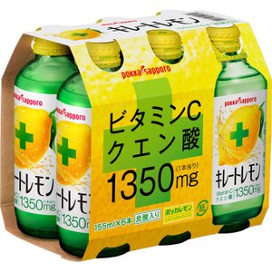 【ポッカサッポロフード&ビバレッジ pokka sapporo】キレートレモン 155mL 6本