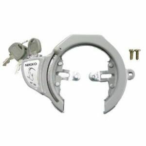 【ニッコー NIKKO】ニッコー NC105NS-P サークル錠 ブリスターパック グレー