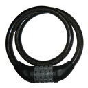 【ジェイアンドシー J&C】ジェイアンドシー JC-001W ワイヤー錠 12mm×650mm スモーク