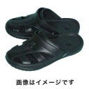 【トラスコ TRUSCO】トラスコ 制電サンダル LL ブラック ANS-LL-BK