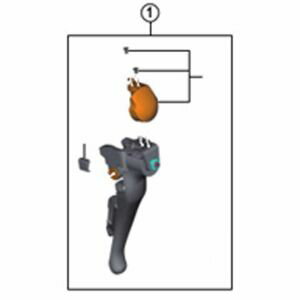 【シマノ SHIMANO】シマノ Y01G98020 ST-5800 メインレバー組立品 ブラック 左 SHIMANO