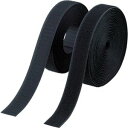 送料無料!!【トラスコ中山 TRUSCO】マジックテープ 縫製タイプ 100mm×5m 黒(1巻=1セット) TMSH-1005-BK メーカー直送 代引不可 ...