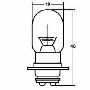 スタンレー A0330V バルブ 12V 30/30W T19L ミュー84 10個入 STANLEY