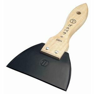 【ハンディクラウン】ハンディクラウン 耐油ゴムベラ 黒 小 100mm